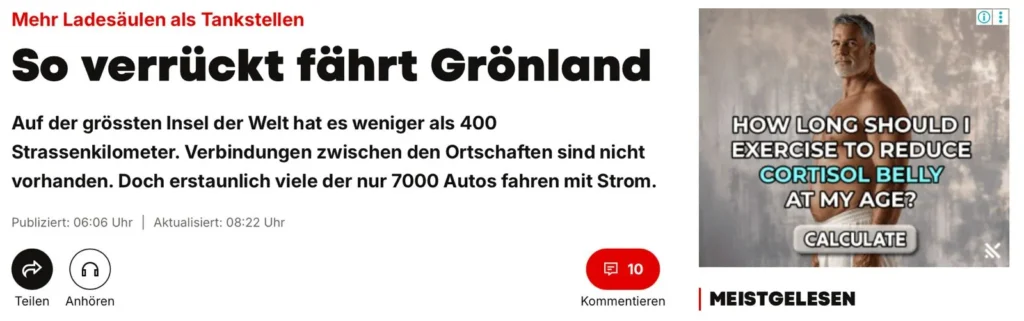 Beispiel einer Display Ad