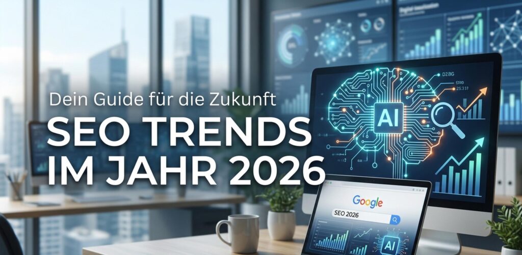 Titelbild meines Artikels "SEO Trends im Jahr 2026"